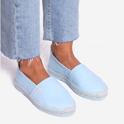 Luxury Espadrilles Women Lemán Sky Canva Blue