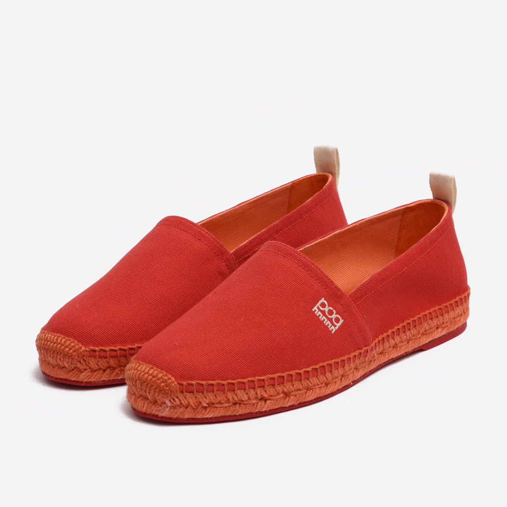 Luxury Men s Espadrilles Lem n Canva Red